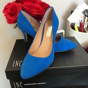 INC Blue Pumps